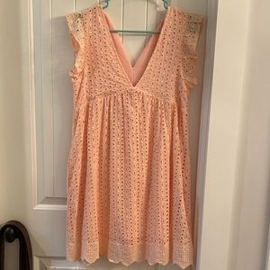 Pink lily romper